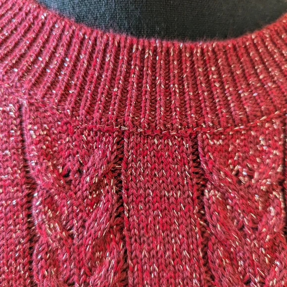 Athleta Crossroads Red Sweater - Picture 5 of 7